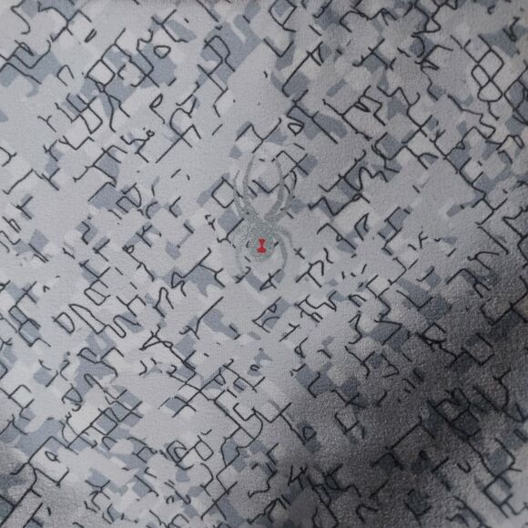 Spyder Active Leggings Medium Women’s Gray Print High Waist Stretch - Picture 4 of 11